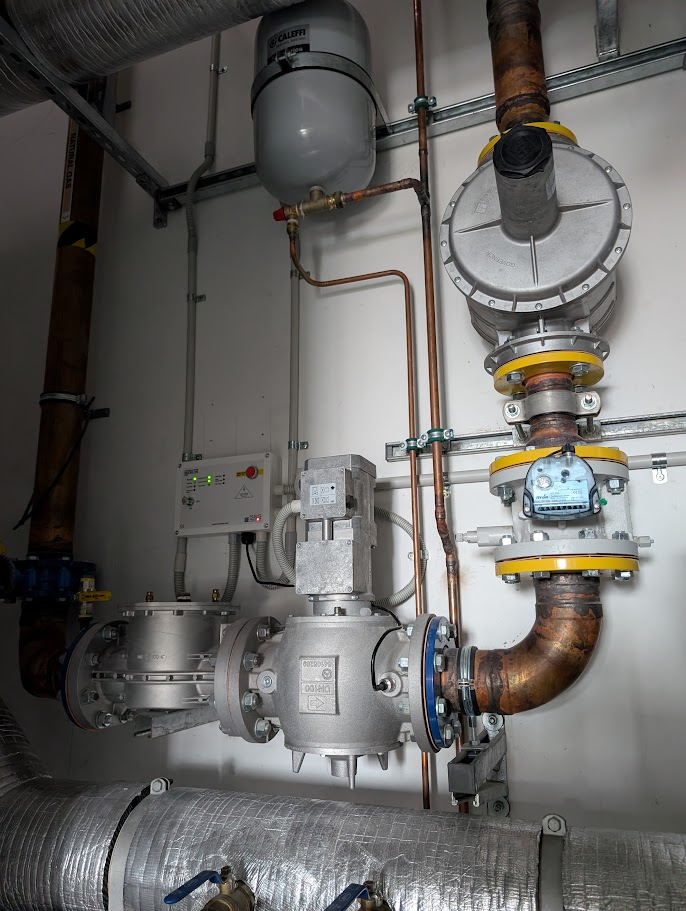 Plantroom Gas Train & Metering