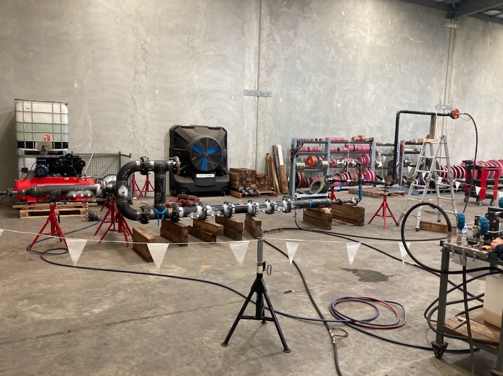 High-Pressure Spool Hydrotesting
