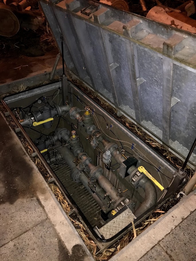 Below-Ground Regulator Pit