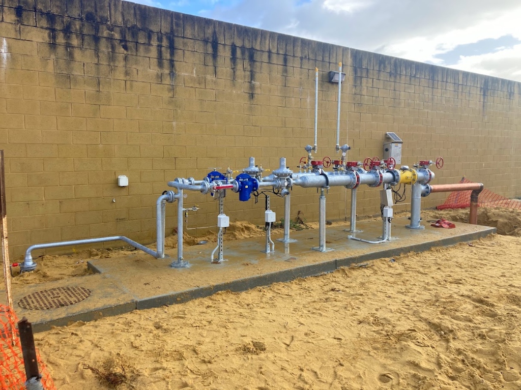 High-Pressure Regulating & Metering Station